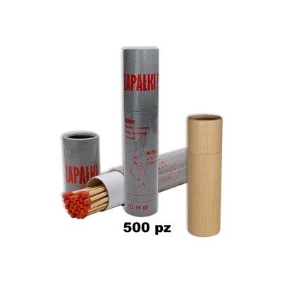 Fiammiferi in un tubo con diametro ø32 mm