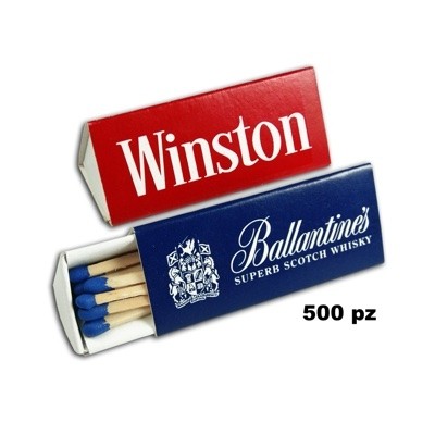 Fiammiferi in scatole TRIANGOLARI T-1