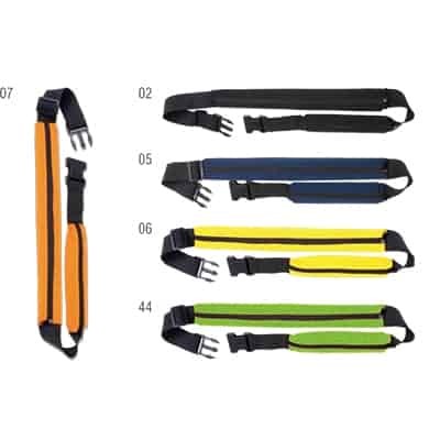 Marsupio slim in tessuto elastico 2 tasche e nastro regolabile