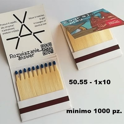 Fiammiferi 50x55 -1x10