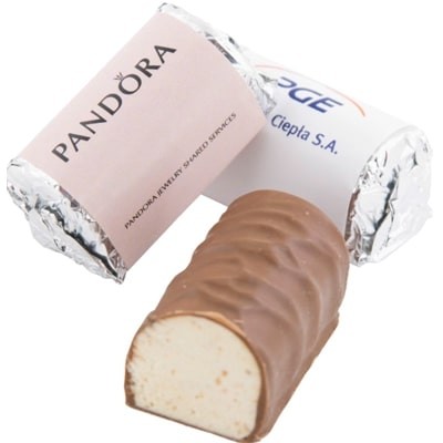 Fantasmi di cioccolato con il tuo logo stampato sopra