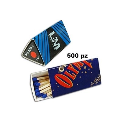 Fiammiferi in scatole TRIANGOLARI T-2