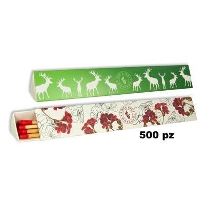 Fiammiferi in scatola TRIANGOLO EXTRA LUNGHI T-EL8