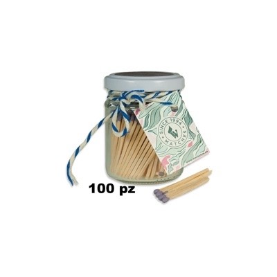 Fiammiferi in barattolo di vetro Twist 135/210