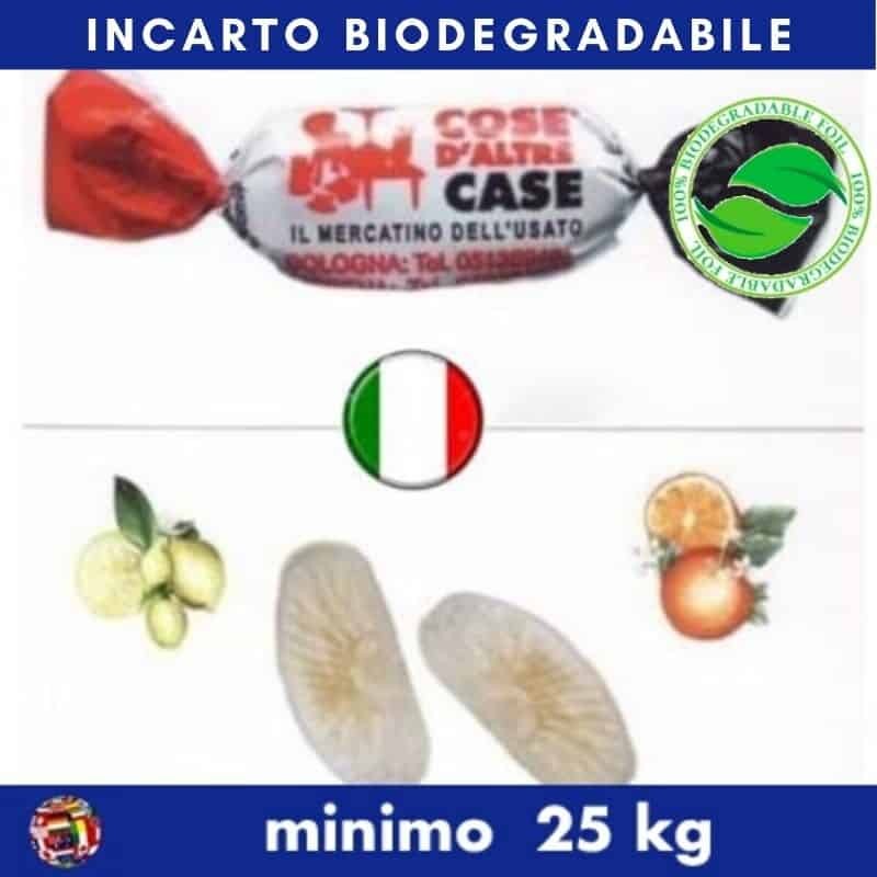 Caramelle personalizzate con logo e incarto biodegradabile