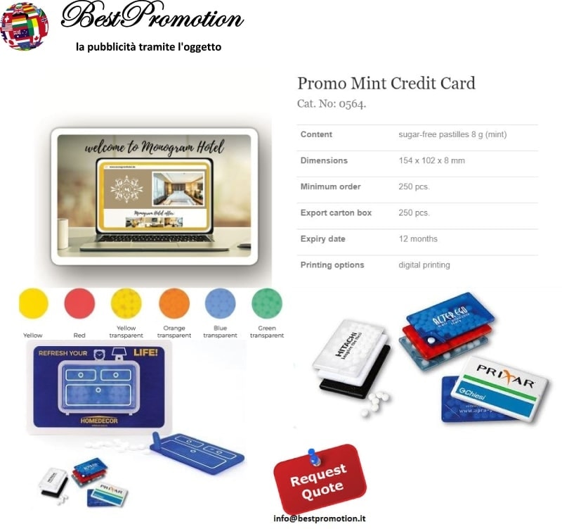 Promo Mint Credit Card personalizzato