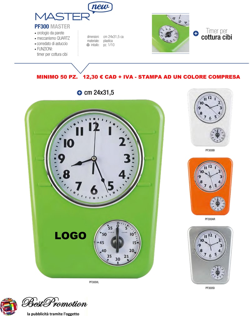 orologio con timer personalizzato