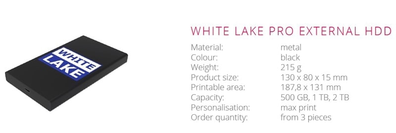 White Lake Pro External HDD 
