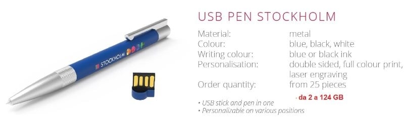 USB stick and pen in one