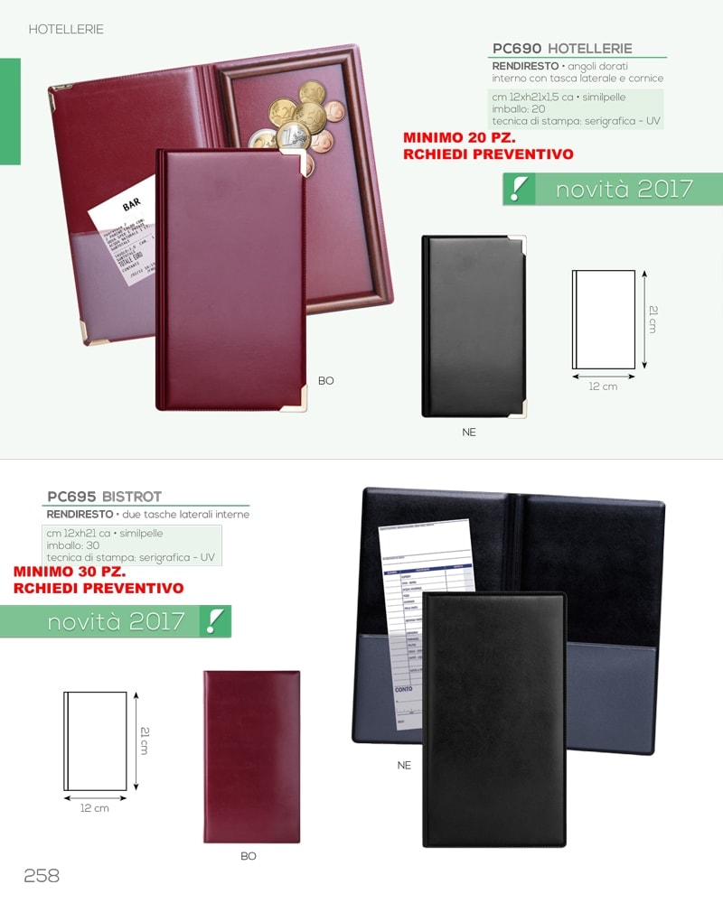 menu personalizzati