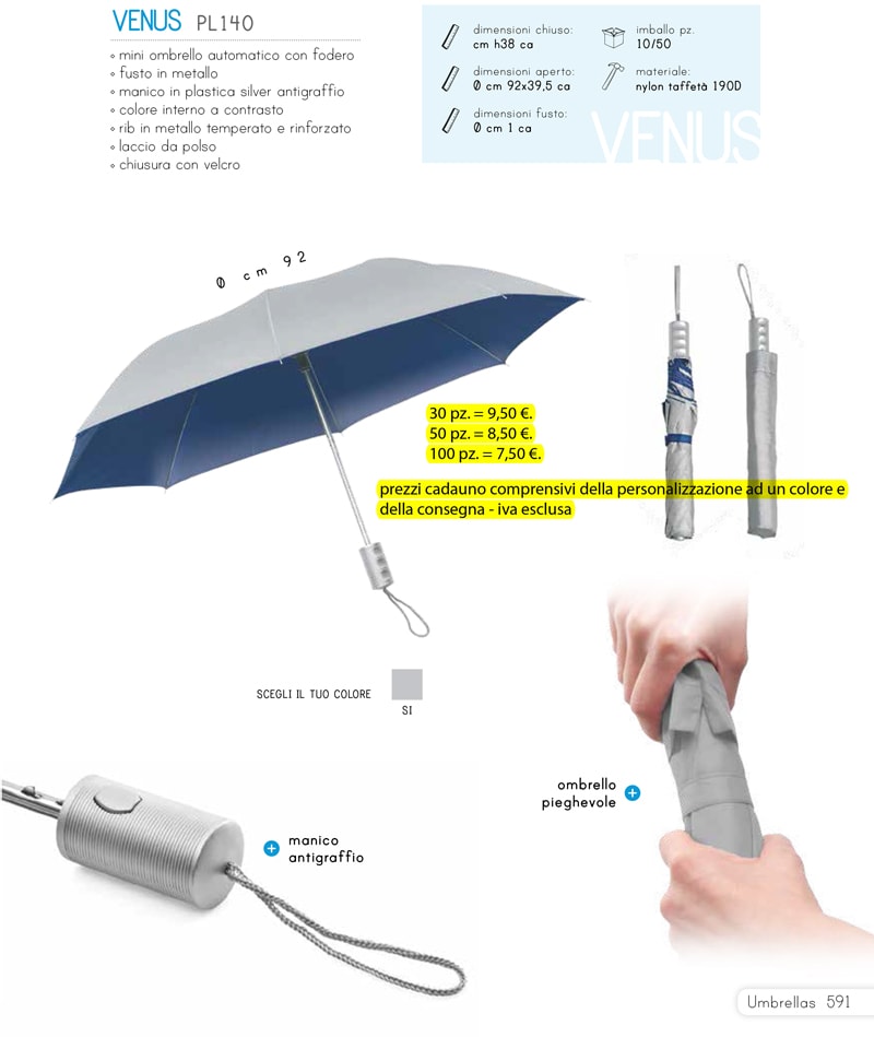 ombrello mini personalizzato
