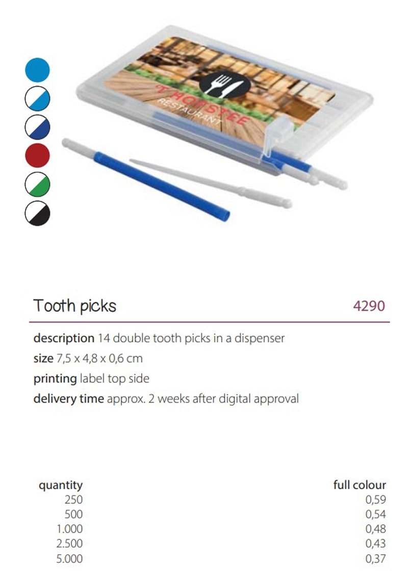 stuzzicadenti dispenser