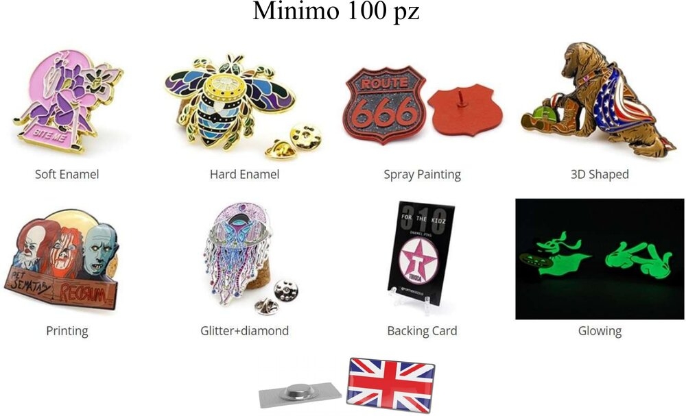 Pins: versioni disponibili